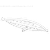 Metal LED ceiling lamp Jerica