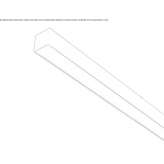 Aluminum LED ceiling lamp Murgasi