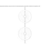 Carrara marble LED wall lamp Sleen