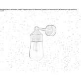 Metal outdoor wall lamp Vendat