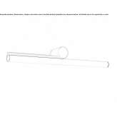 Metalowy kinkiet LED Callac