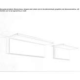 Aluminiowy kinkiet LED Zocca