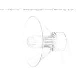 LED wall lamp made of borosilicate glass Pecs