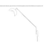 Wall lamp with a fixed arm Bultei