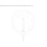 LED wall lamp made of anodized aluminum Kosava