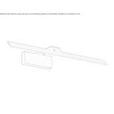 Adjustable metal wall lamp Calipan