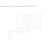 Fabric wall lamp Strum