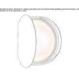 Dimmable aluminum LED wall lamp Spur
