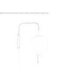 LED wall lamp made of polymer Thurins