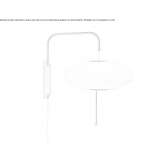 LED wall lamp made of polymer Thurins