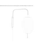 LED wall lamp made of polymer Thurins