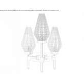 Crystal wall lamp Cacilhas
