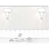 Venetian crystal wall lamp Rezina
