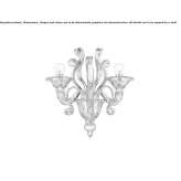 Venetian crystal wall lamp Hoefling