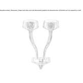 Venetian crystal wall lamp Ledegem