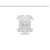 Venetian crystal wall lamp Windale