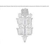 Venetian crystal wall lamp Zaton