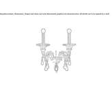 Venetian crystal wall lamp Kehrig