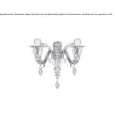 Venetian crystal wall lamp Crauthem