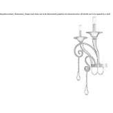 Venetian crystal wall lamp Pomorie