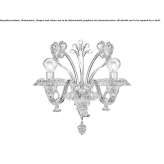 Venetian crystal wall lamp Ledanca