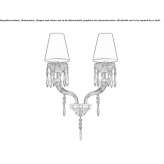 Venetian crystal wall lamp Tamsalu