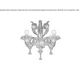 Venetian crystal wall lamp Alakamis