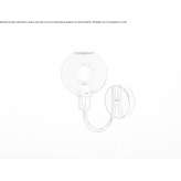 LED wall lamp made of borosilicate glass Waukon