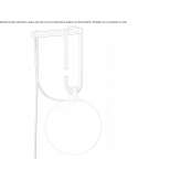 LED wall lamp made of blown glass Klobuky