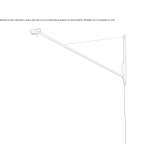 Regulowany aluminiowy kinkiet LED Ostanino