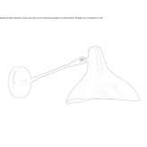 Wall lamp with a swing arm Bojnice