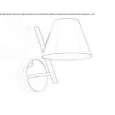 LED wall lamp made of polycarbonate Vakhtan