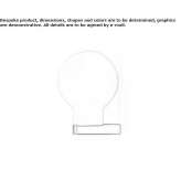 LED wall lamp made of opal glass Trentham