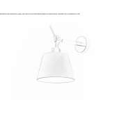 Adjustable aluminum wall lamp Thedford