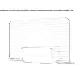LED wall lamp made of glass and aluminum Stolpe