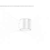 Dimmable LED wall lamp Civesio