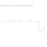Metal LED wall lamp Quilmes
