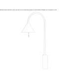 Metal wall lamp Isili
