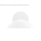 Powder-coated aluminum wall lamp Onzo
