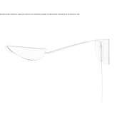 Metal wall lamp with a fixed arm Arbazh