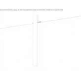 LED mirror lamp made of methacrylate Ioannina