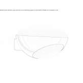 Kinkiet LED ze szkła i aluminium Carice