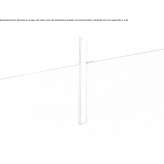 Lampa lustrzana ze szkła LED Sandrigo