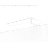 LED mirror lamp made of methacrylate Sarroch