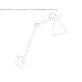 Wall lamp with a swing arm Capralba