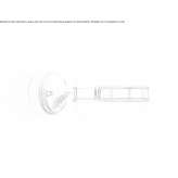 Brass wall lamp Petton