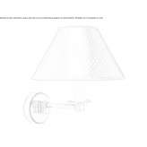Wall lamp with a swing arm Terzaga