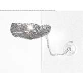 Copper LED wall lamp with fixed arm Kanfanar
