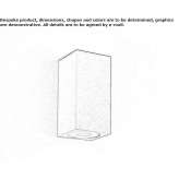 Aluminum LED wall lamp Innbygda