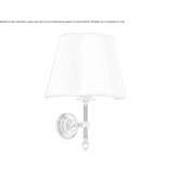 Textile wall lamp for the bathroom Rustic